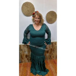 Vestido flamenco sevilla,talla 52/56