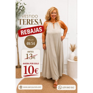 Vestido Teresa, talla 48/54