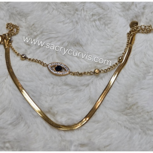 Pulsera Acero dorada ,5€