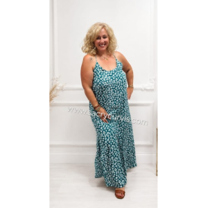Vestido Turquesa. Talla 48/54